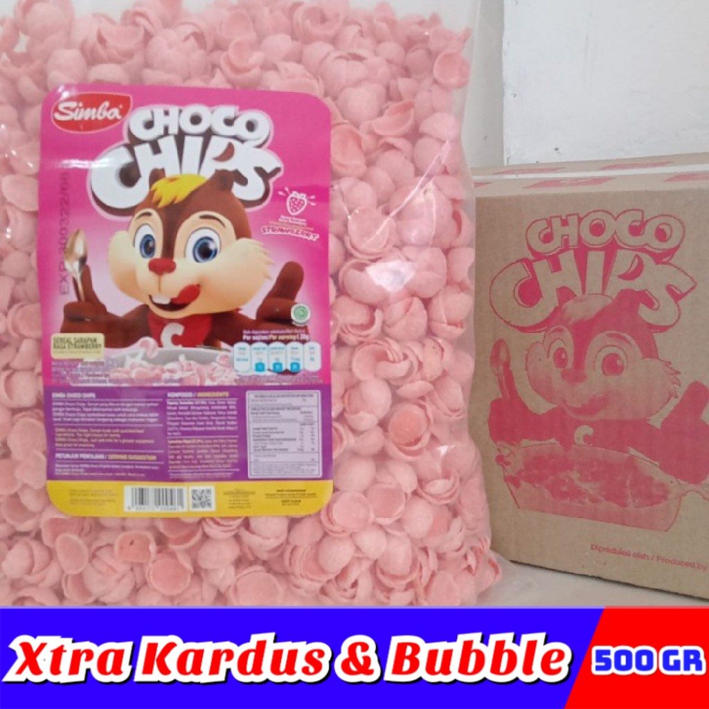 

Choho Chips Stroberi 500gr / Koko Krunch Simba Coklat - Raos Rasa jajanan jadul makanan ringan snack kiloan