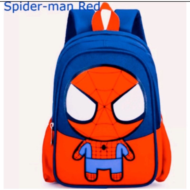 DAEYBAG-TAS RANSEL ANAK PAUD/TK/SD MOTIV PRINT SPIDER MAN CARTON