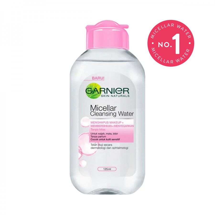 Beautybarme - Garnier Micellar Cleansing Water 125Ml-Pink/sensitif skin