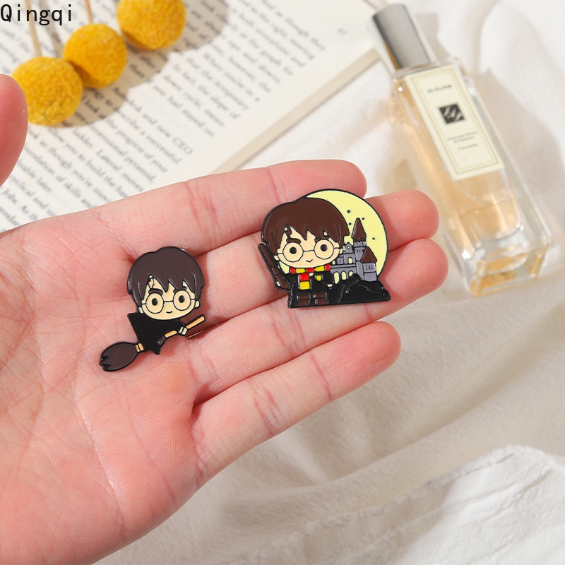 Bros Pin Enamel Desain Kartun Harry Potter Untuk Anak Laki-Laki