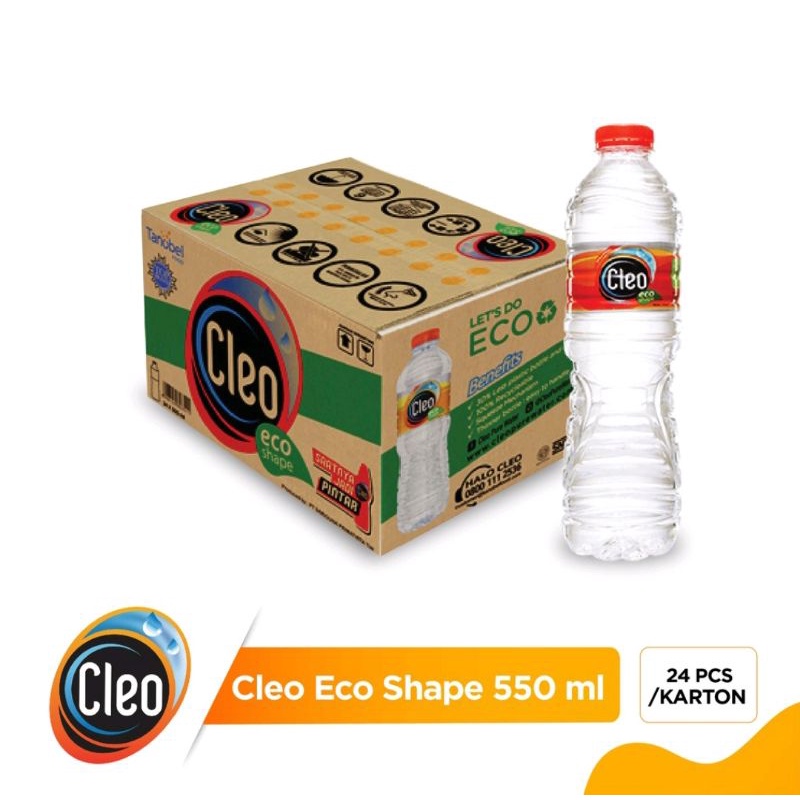 

Cleo Air Minum 550ML (24Btl)