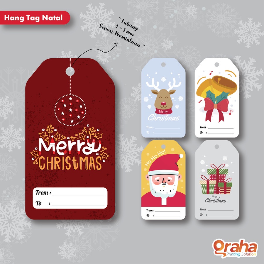 

Hang Tag Natal / Hang Tag Christmas / Hang Tag Kado Natal