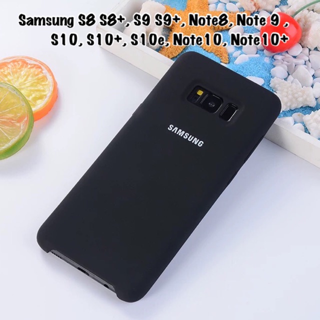 Samsung Silicone Ori BLACK Samsung S20 S8+ S9 S9+ Note8 Note 9 S10 S10+ S10e Note10 plus Ultra s20+