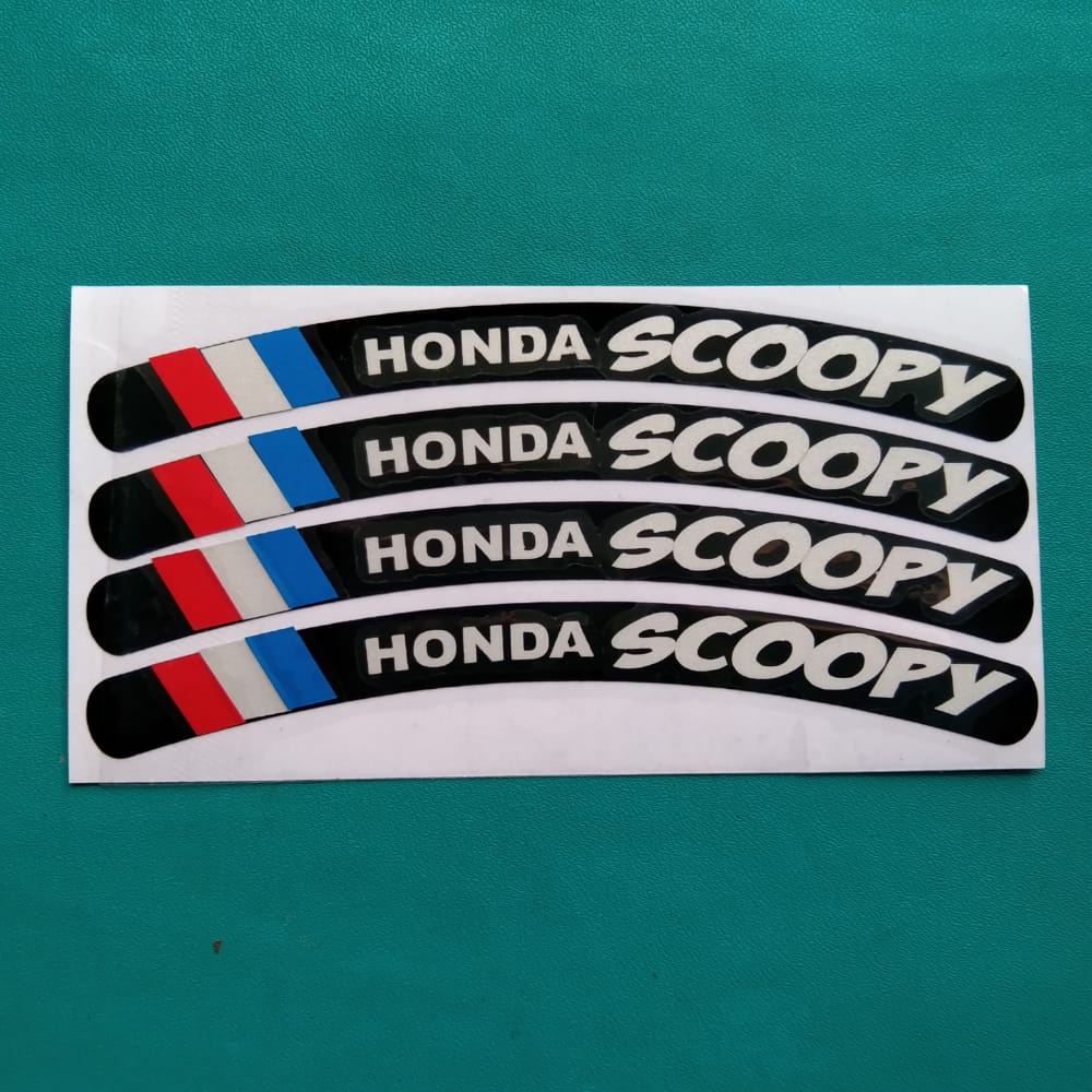 stiker sticker velg motor scoopy 12cm x 1cm cutting velg scoopy