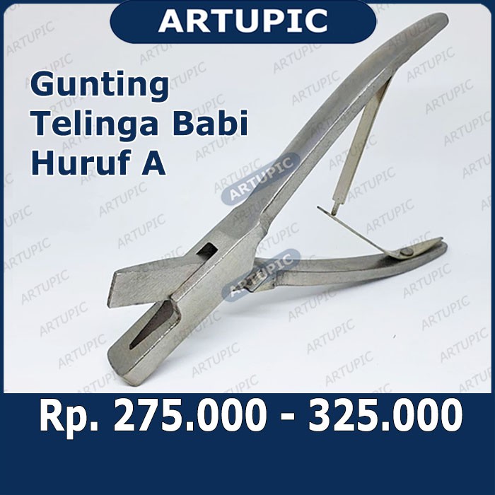 Gunting Telinga Babi Huruf A Alat Potong Kuping Babi Pig Ear Scissors Artupic