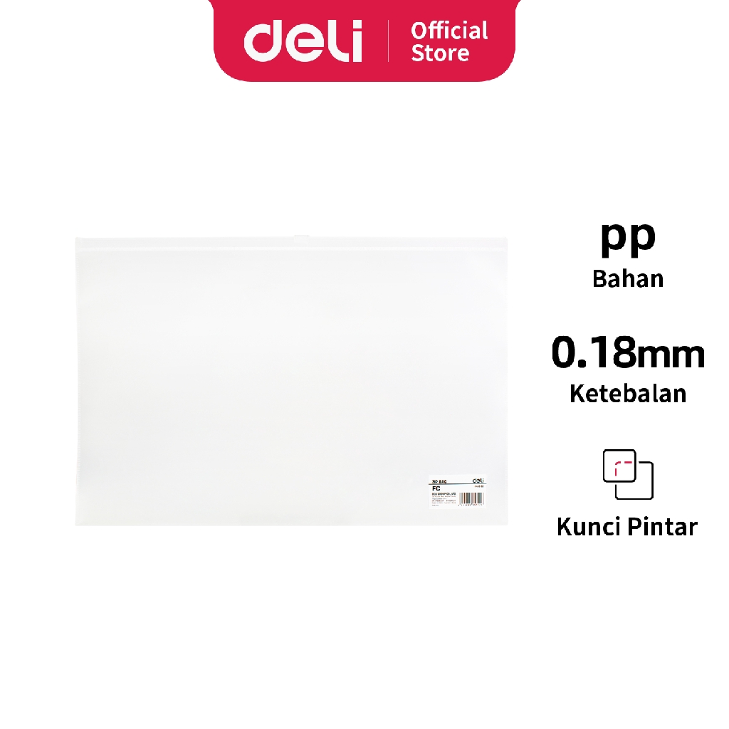 

Deli Zip Bag Bahan Plastik PP yang tidak lengket untuk pengaturan yang mudah EF45002