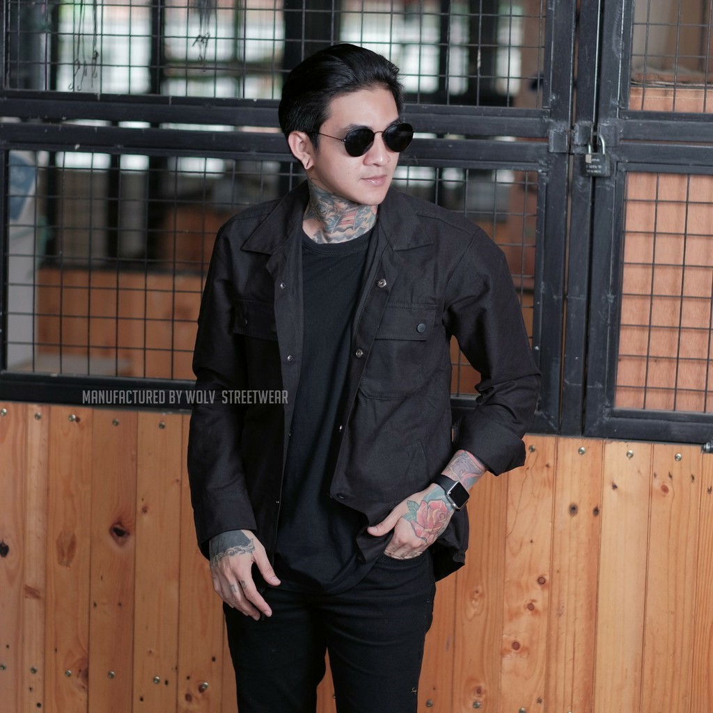 Trucker Jacket || Jaket Semi Parka || Size M - XL