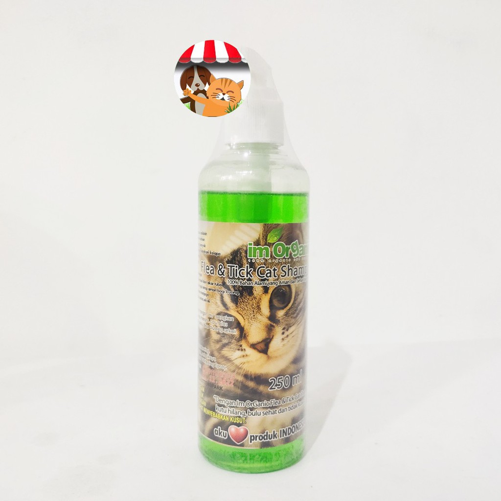 Im Organic Flea and Tick shampoo 250ml - Shampoo kucing