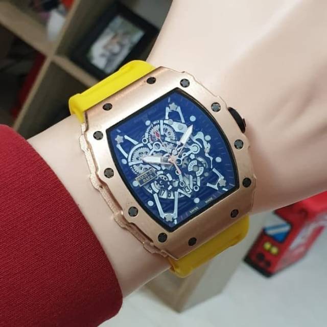 Jam Tangan Pria RM Richard RM11 Body Rosse Gold - Jam Tangan Pria Limited Edition - RM001