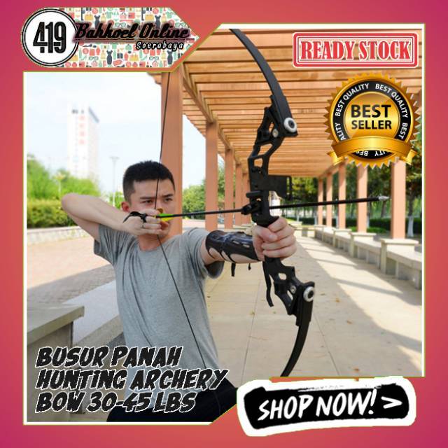 Busur Panah Hunting Archery Bow 30-45 LBS