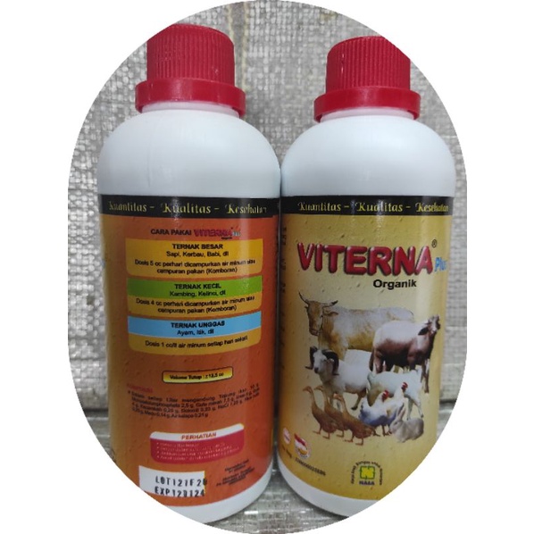 Viterna plus Viterna nasa Vitamin Ternak Obat Penggemuk Ternak