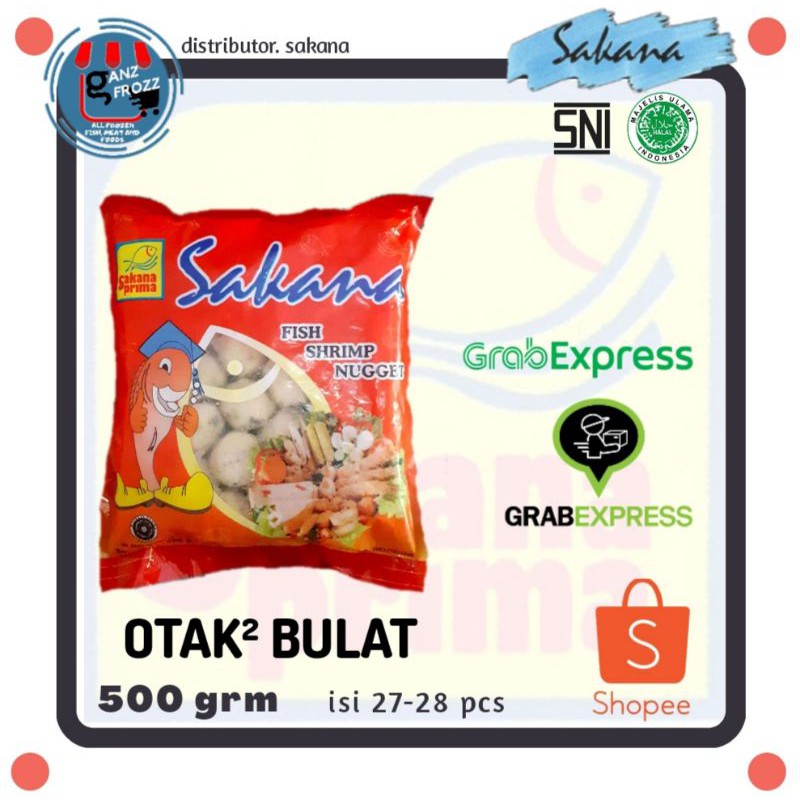 

SAKANA Otak-otak, Otak-otak Bulat Ikan Sakana 500gr