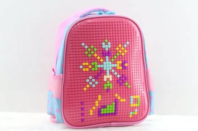 Tas sekolah anak bagpack bag backpack ransel Lego pixel