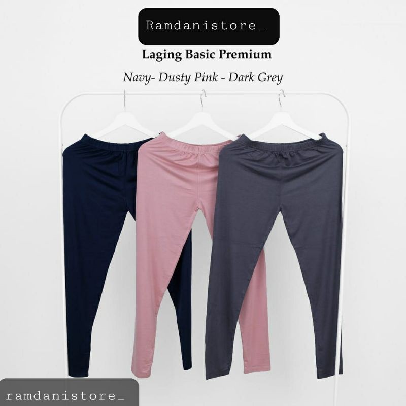 Legging Basic Rayon Premium, Legging Bahan Rayon Super Premium, Legging adem, Legging Dewasa, Legging