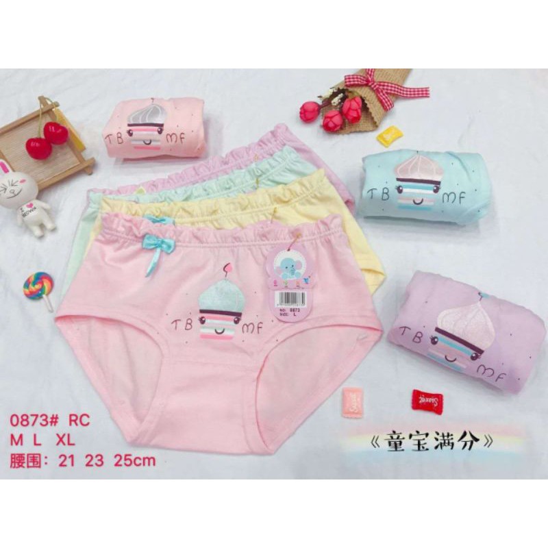 12PCS CELANA DALAM  ANAK PEREMPUAN IMPORT GROSIR LUSINAN