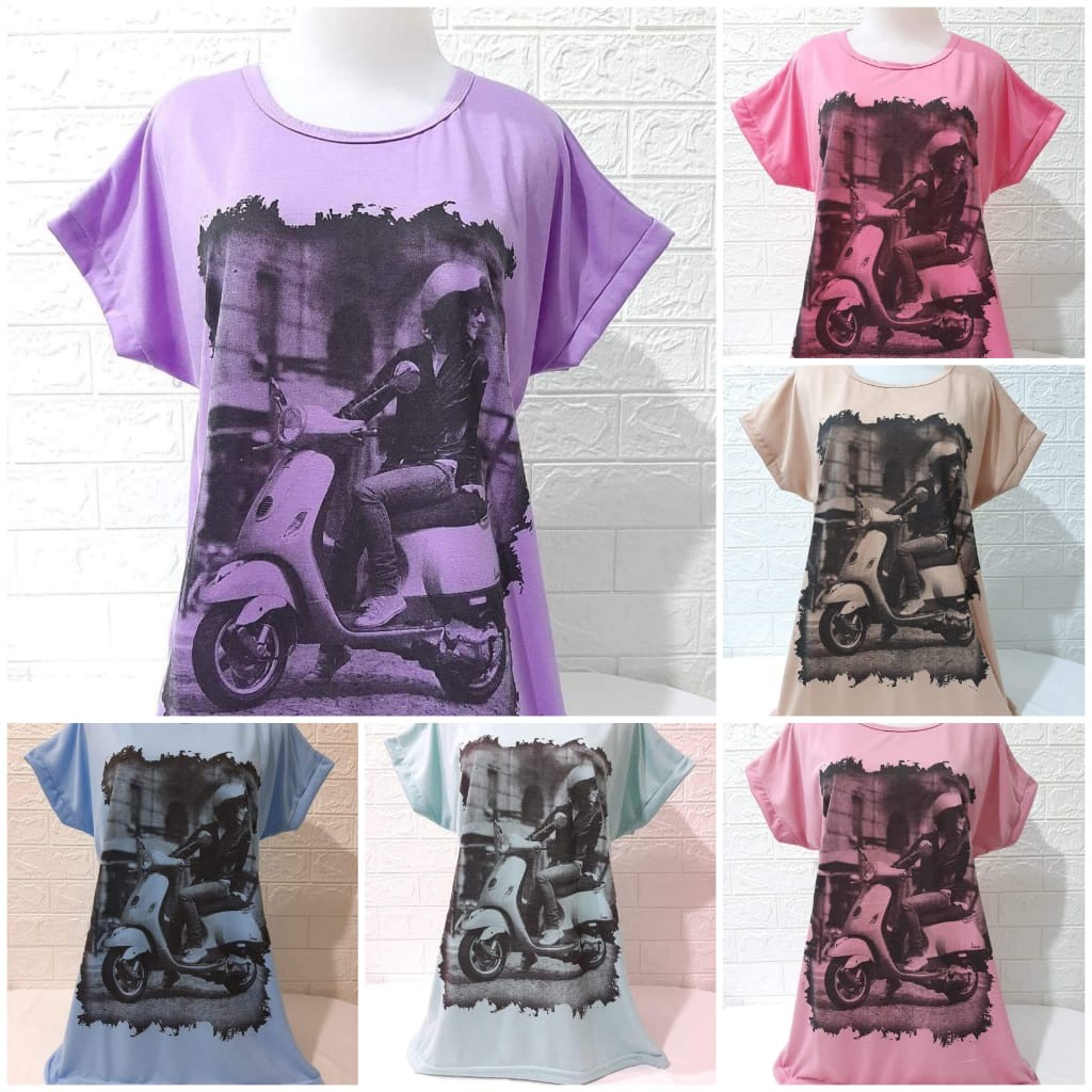 KAOS BIG SIZE CEWEK FULL PRINT | KAOS JUMBO MURAH MERIAH | ATASAN CEWEK XXL | BAJU JUMBO XXL CEWEK