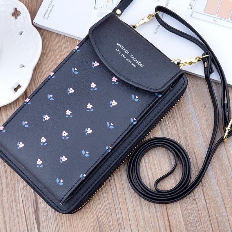 Pocket hp BOLISH V2 Tas Selempang  Dompet Panjang Wanita Import Real Pict Dompet Pocket