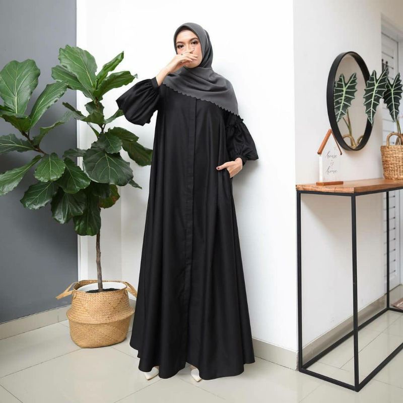 Gamis Toyobo Polos Basic Maryam Series | Bisa COD