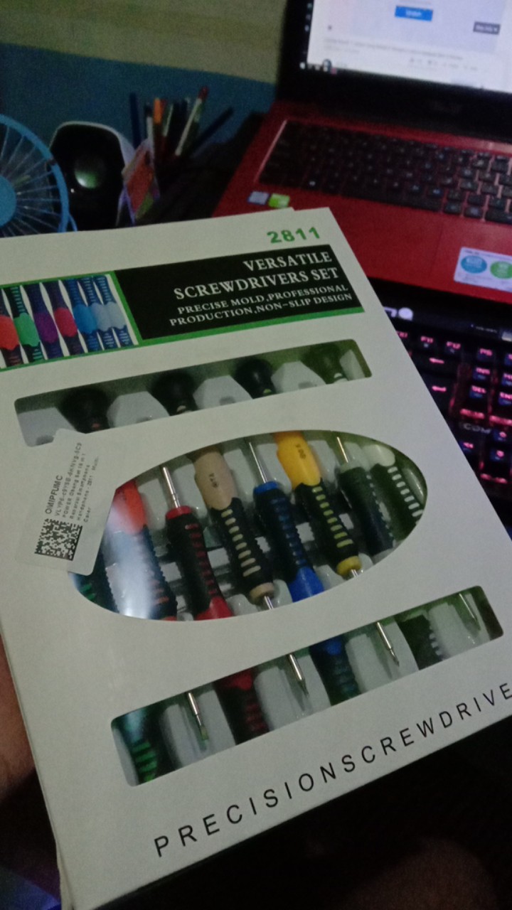 Power Obeng Set 16 In 1 Reparasi Smartphone Handphone - Obeng Reparasi Hp - Obeng