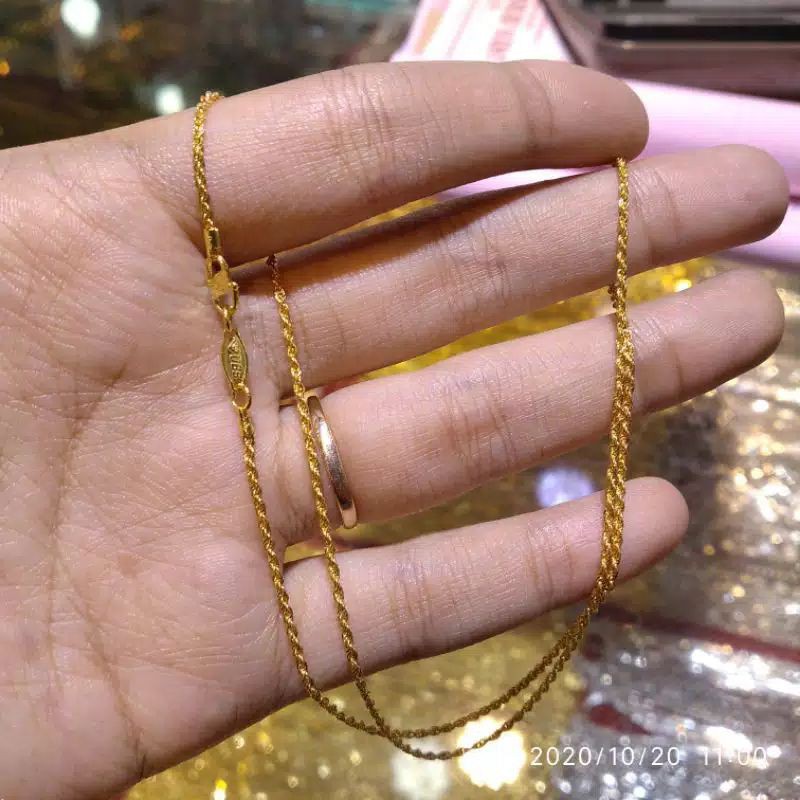 kalung tambang emas 2gr