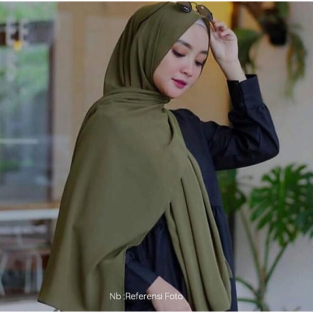 Alny Hijab - Jilbab/Hijab Pashmina Diamond Italiano/ Pastan Sabyan/ Pashmina Nissa Sabyan Diamond