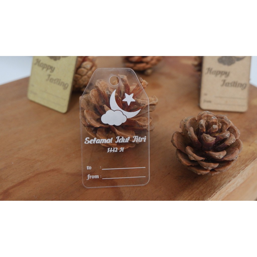 

Hang Tag Akrilik Idul Fitri/ Lebaran Greeting Card