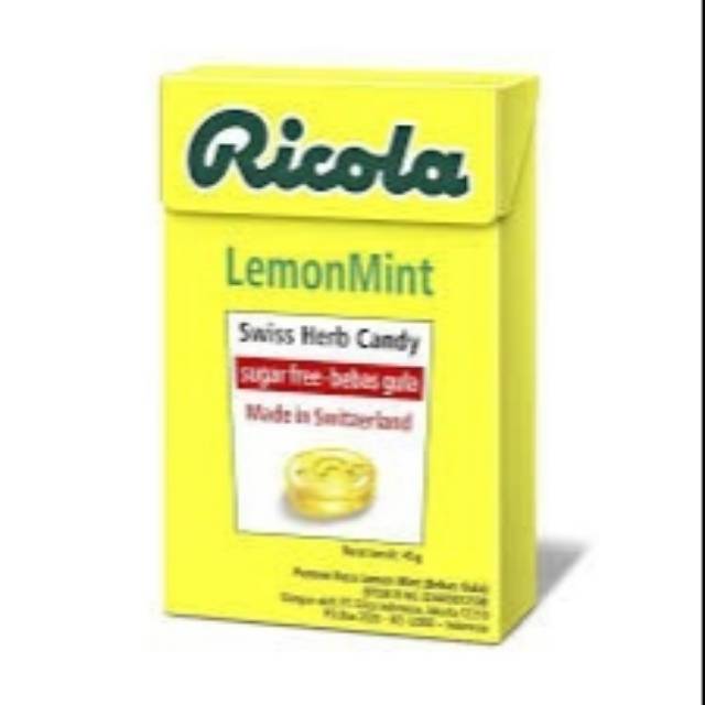 

Promo permen RICOLA Lemon mint 45gr