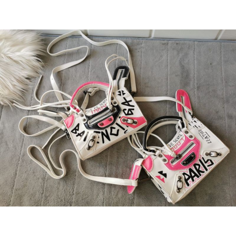 TAS BAL.EN GRAFITTY WHITE MINI SEMPREMIUM