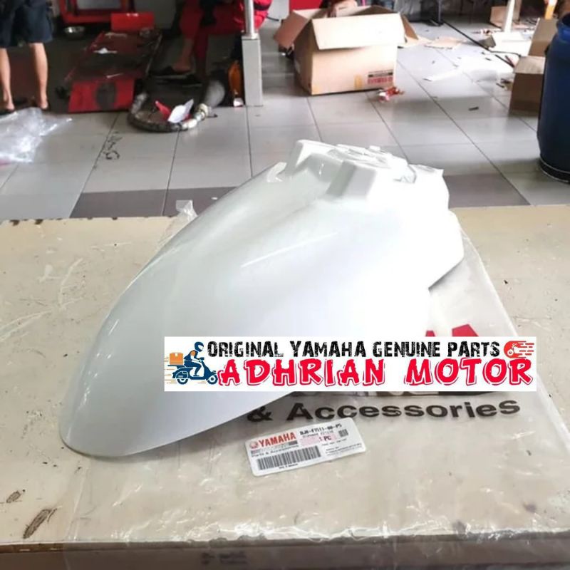 SPAKBOR DEPAN FINO FI 125 PUTIH ASLI ORIGINAL YGP