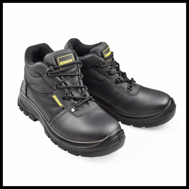 Sepatu Safety Krisbow Maxi 6 Inch -Hitam