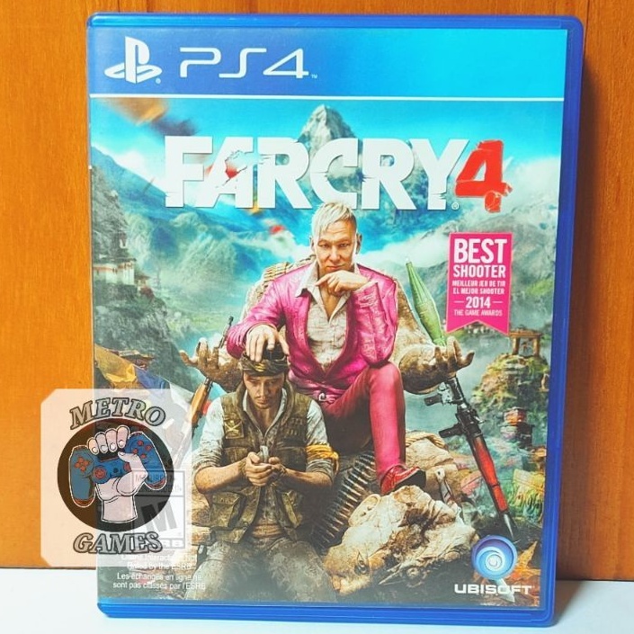 Far Cry 4 PS4 Kaset FarCry 4 IV Playstation PS 4 5 CD BD Game Games Farcry4 Far Cry4 Farcry Original Asli PS4 PS5 Reg 3 Region Asia Farcry 1 2 3 primal new dawn 4 5 6