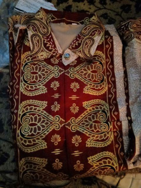 Couple Batik Songket Palembang/jumputa Palembang/jupri Palembang