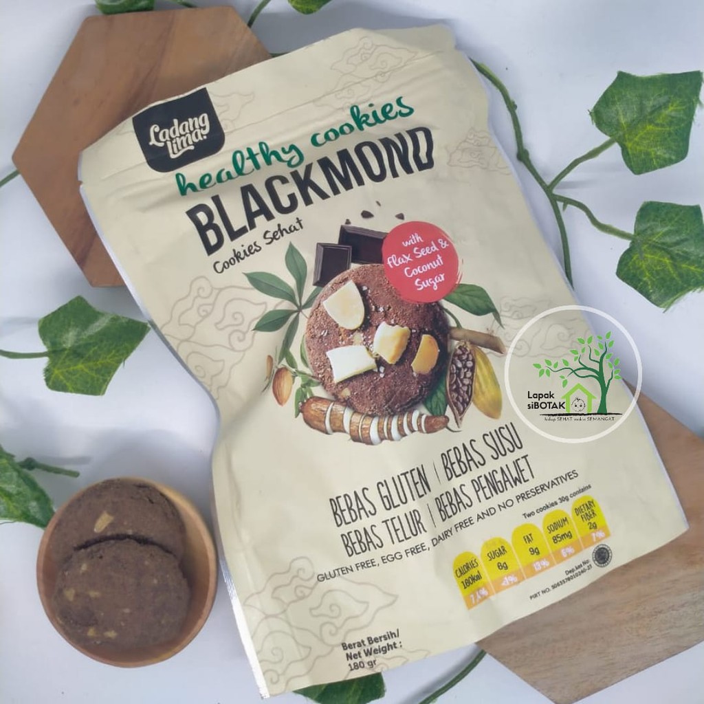 

Ladang Lima BlackMond Cookies / cemilan gluten free