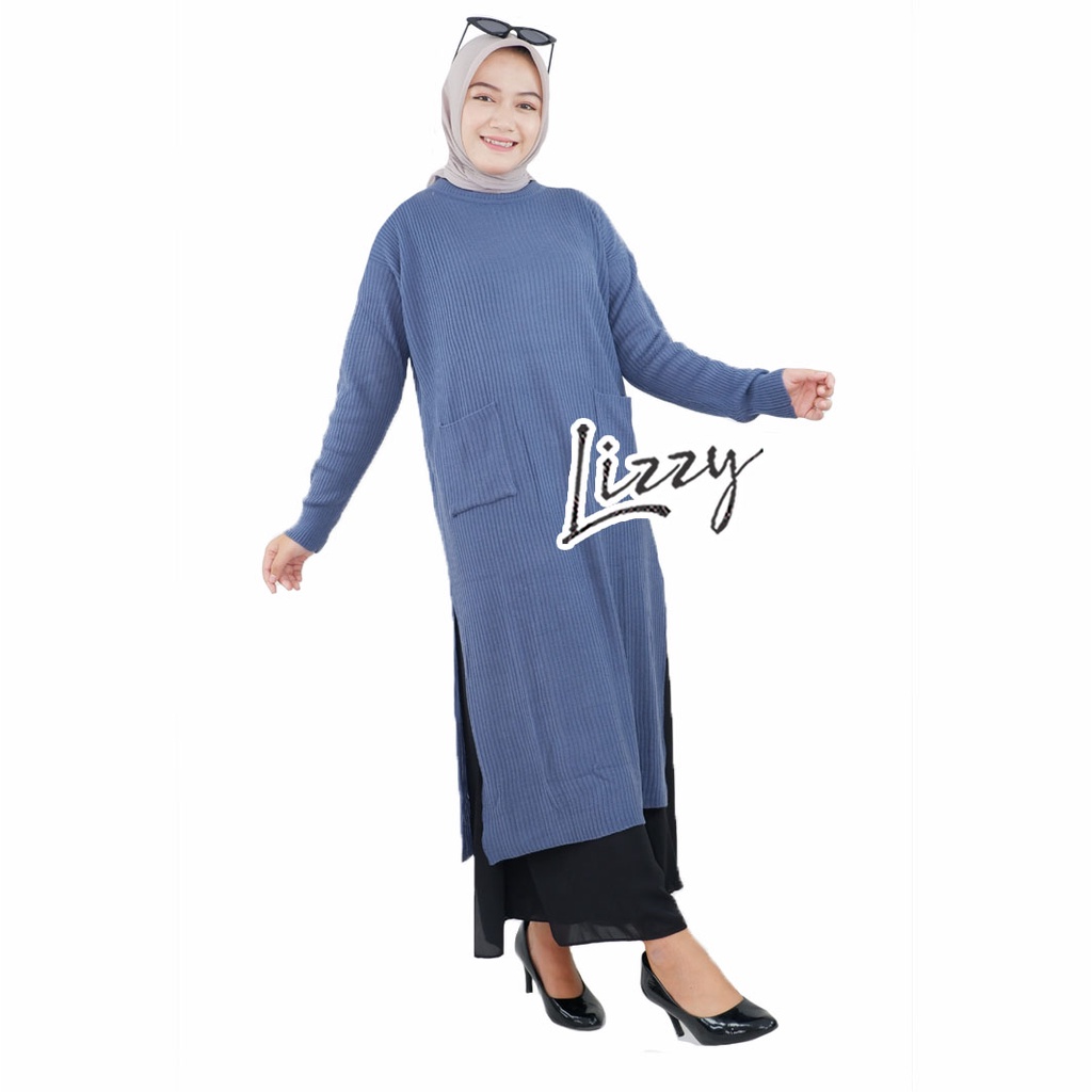 Lizzy - KARERINA TUNIK POCKET PREMIUM