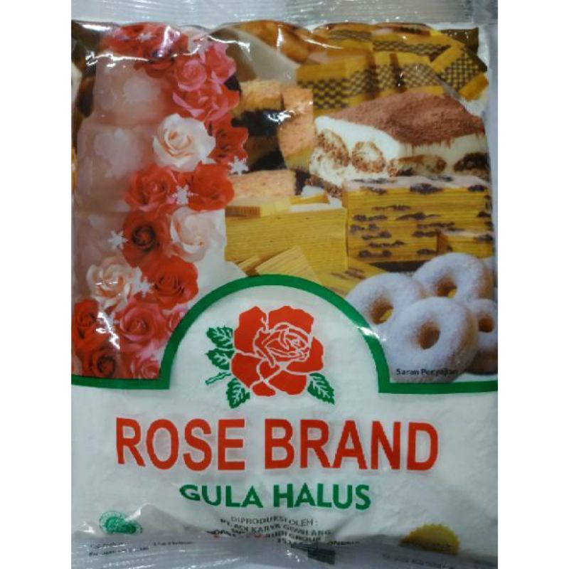 

Gula halus rose brand 500 g gula donat