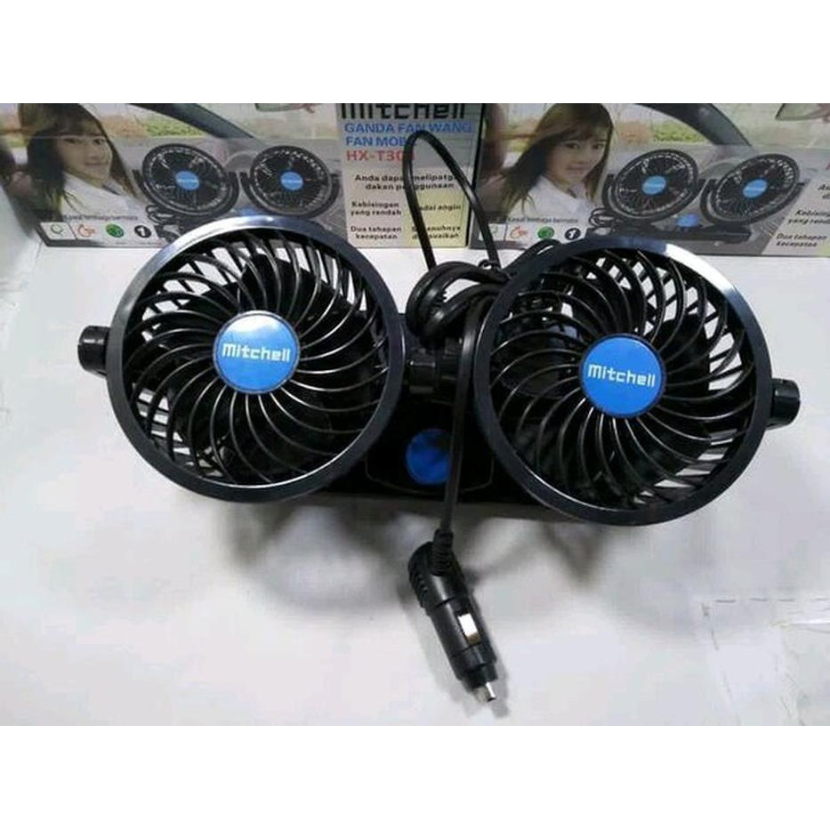 Kipas angin mobil double blower