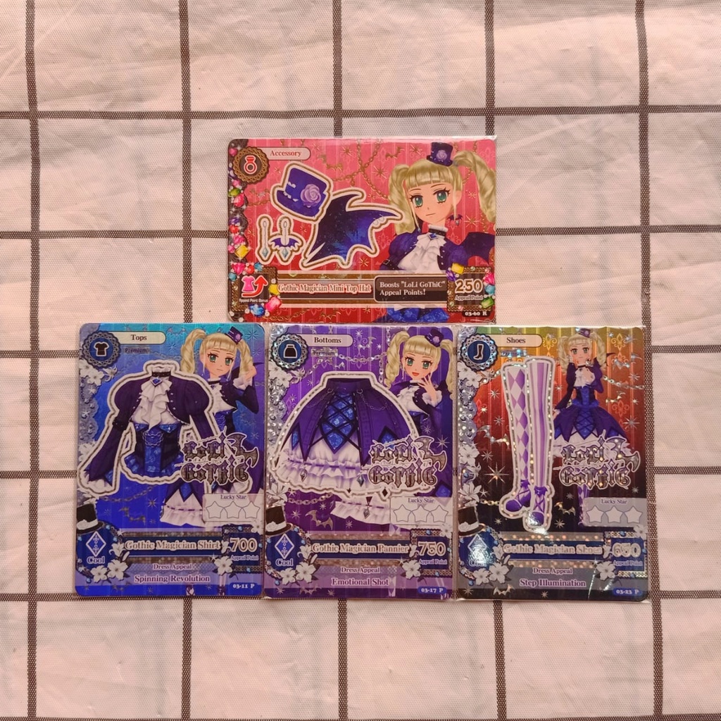 Kartu Aikatsu Gothic Magician Set Yurika