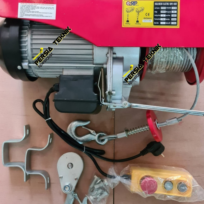 ELECTRIC HOIST MINI PA 1000 1 TON ELEKTRIK HOIST 5 STAR