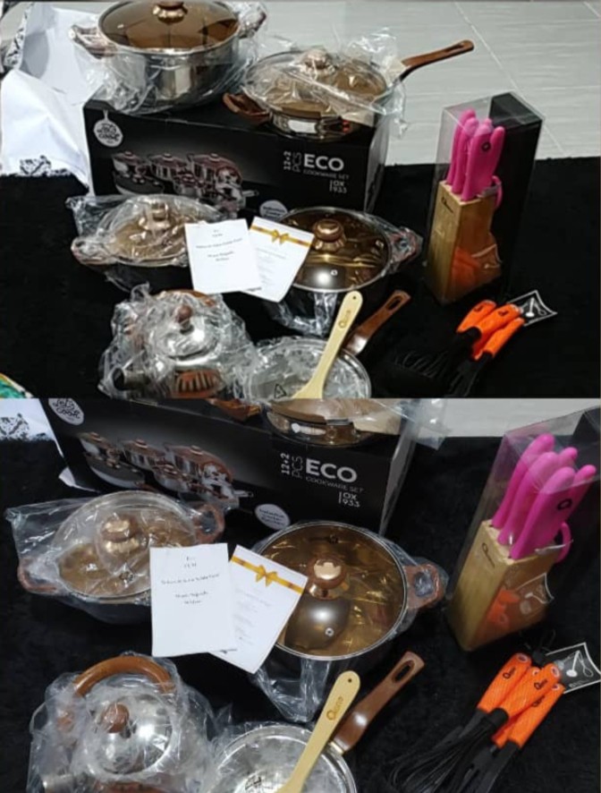 Promo Paket Panci Set Free Knife Set & Kitchen Tools