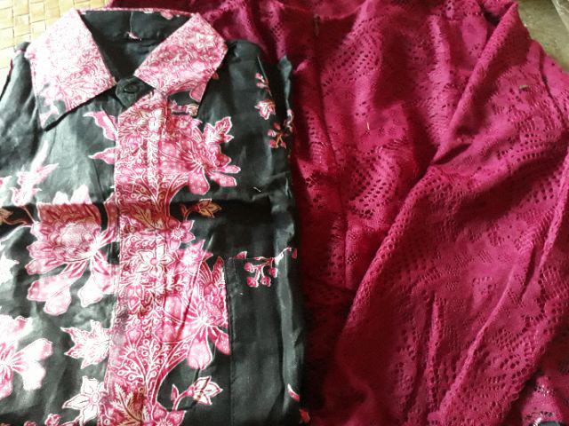 Couple Gamis Brokade Couple 2557 //couple Gayatri Bruklat // Lumbung Batik