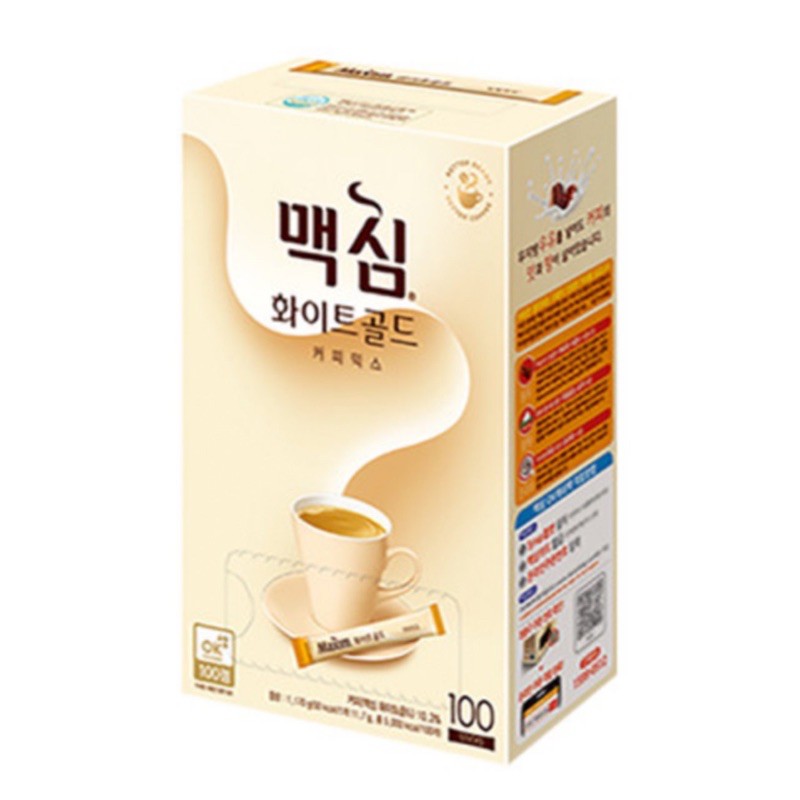 

Kopi korea Maxim coffee - white gold 100 pcs