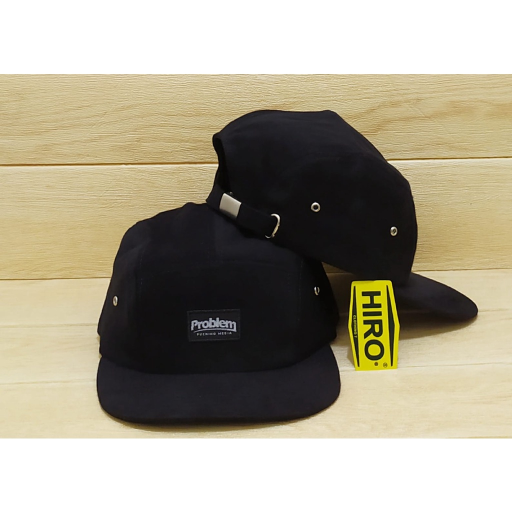 [COD]Topi Snapback Bordir PROBLEM Lima panel New Model/Topi Hip-Hop/Topi Distro Keren