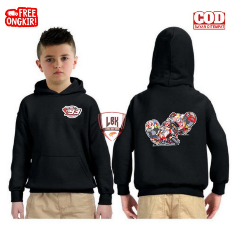 JAKET SWEATER HOODIE ANAK MARC MARQUEZ