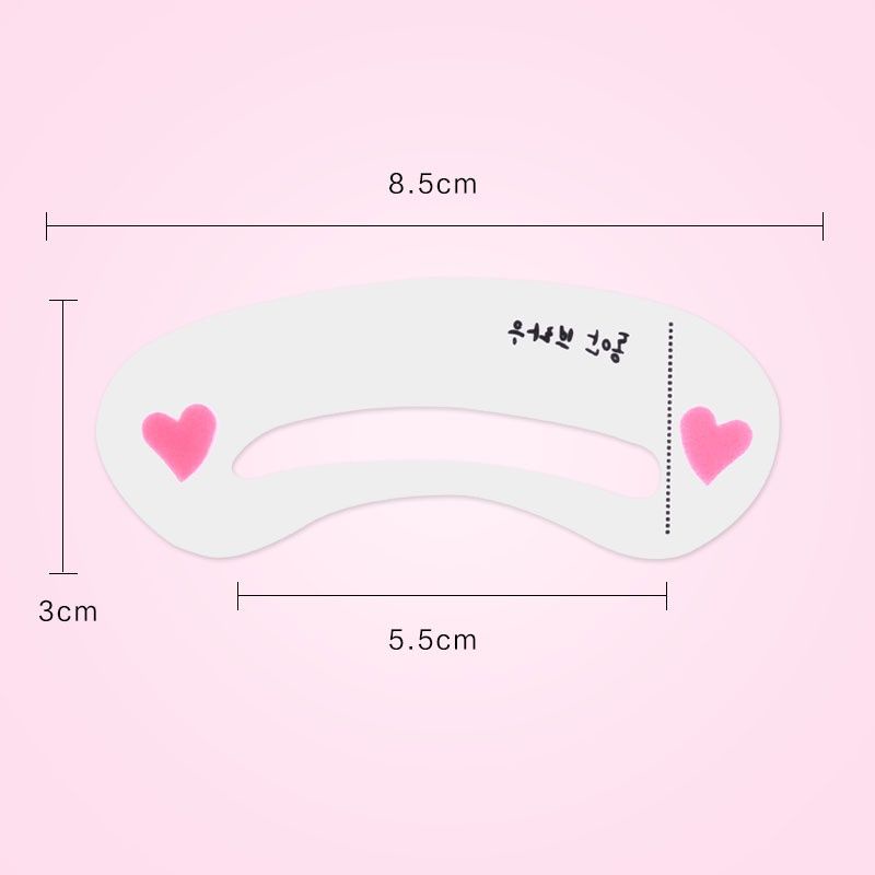 Cetakan Alis 3 IN 1 / Mini Eyebrow Template Kit 3in1 / Pencetak Alis 3 Bentuk Alis Import
