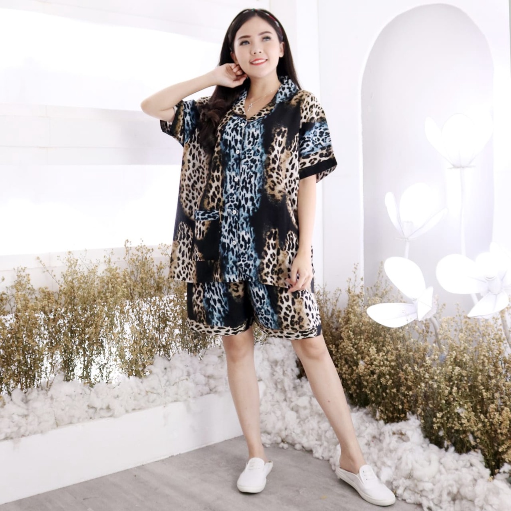 JOSJOLI_PIYAMA/Piyama PP CP HP SELVIA ALIYAH XXL DAN XL/Piyama TIEDYE Kekinian (REALPICT) LD 120CM-BIRU ALIYAH HP