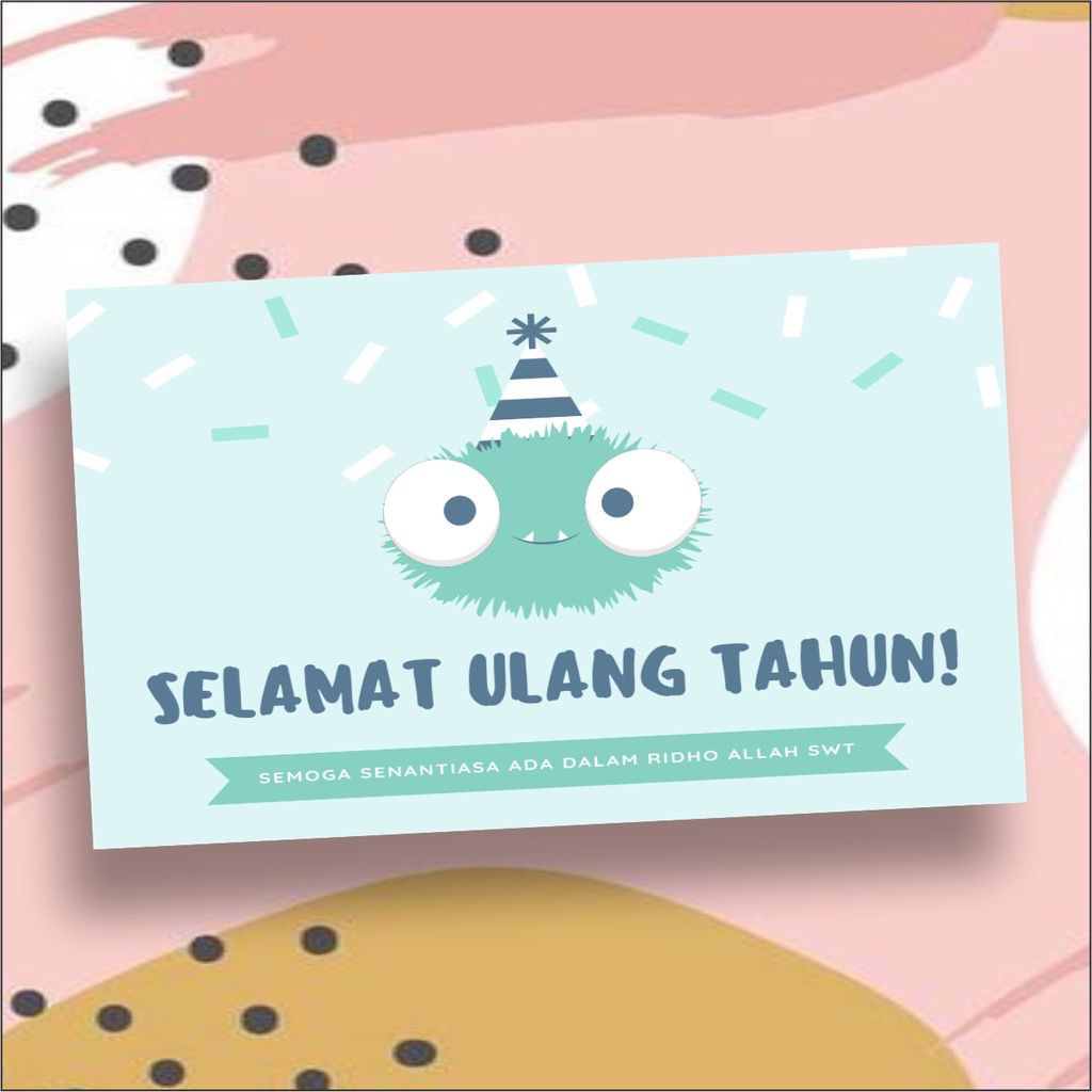 Kartu ucapan - Gift Card - Kartu Ucapan Ulang Tahun - KARTU UCAPAN HARI SPECIAL ULANG TAHUN