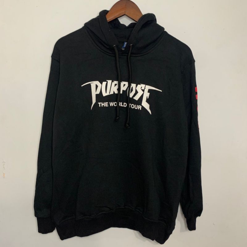 Hoodie H&M Purpose Tour Black Original