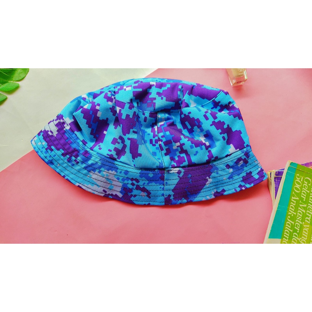 TOPI BUCKET ABSTRAX WANITA DAN PRIA KEREN / TOPI MURAH / TRENDY / TOPI BUCKET HAT / TOPI BUCKET ABST
