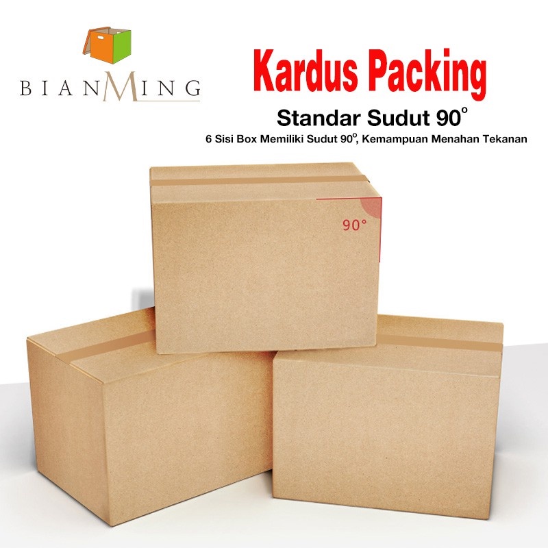 

(BianMing) Kardus Box Packaging/Kardus Baru/Kardus Packing/Karton Packing/Kardus Box UKURAN 29X19X24CM
