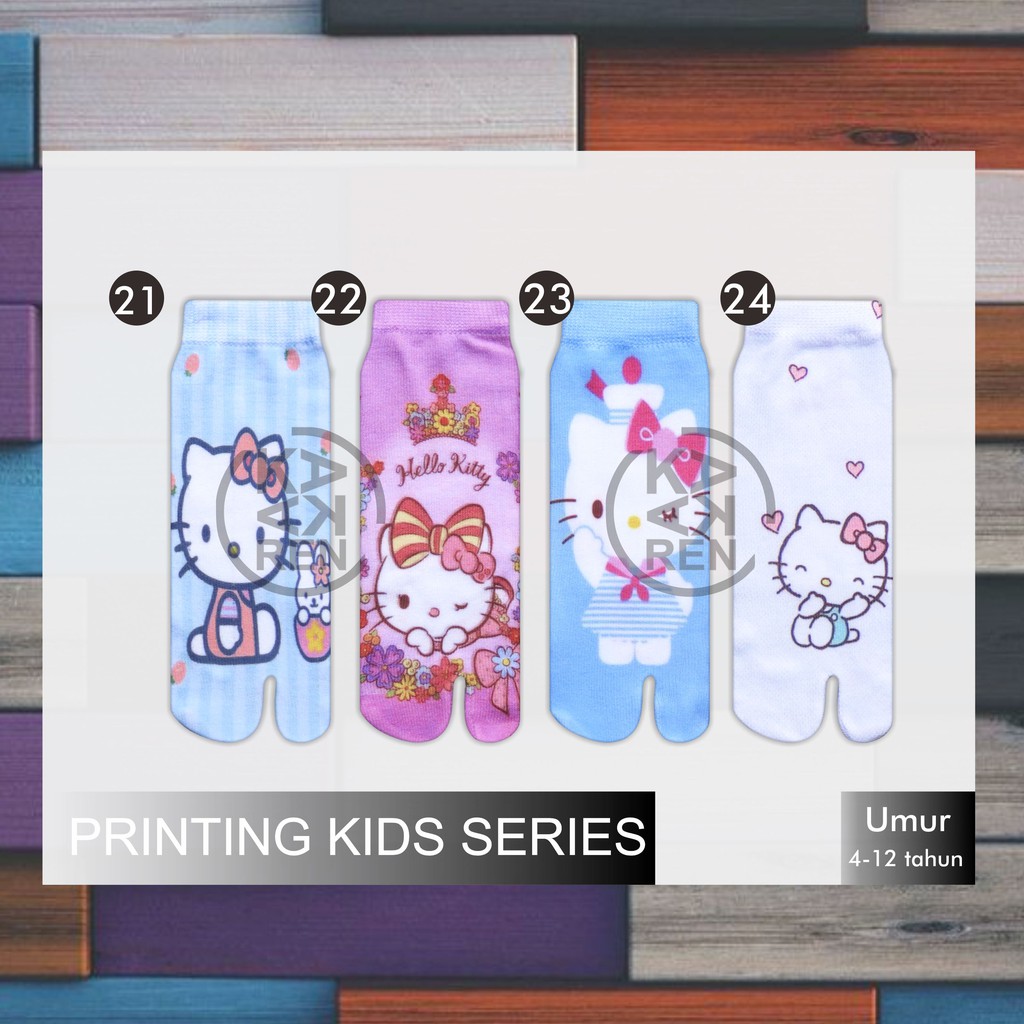 Kaos Kaki Jempol Anak Printing Karakter Unicorn B